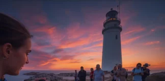 Eclipse lunar reúne a fotógrafos en Menorca eclipse