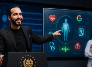 Bukele cede salud pública a inteligencia artificial de Google inteligencia artificial El Salvador