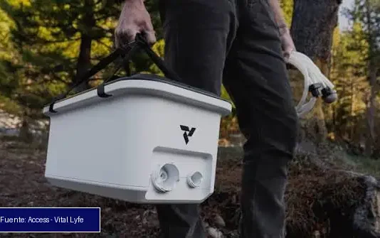 El filtro portátil Vital Lyfe proporciona acceso al agua en situaciones de emergencia en Colombia Access Vital Lyfe