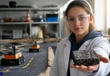 Estudiante de 16 años crea Eco Asfalto con plástico reciclado Eco Asfalto